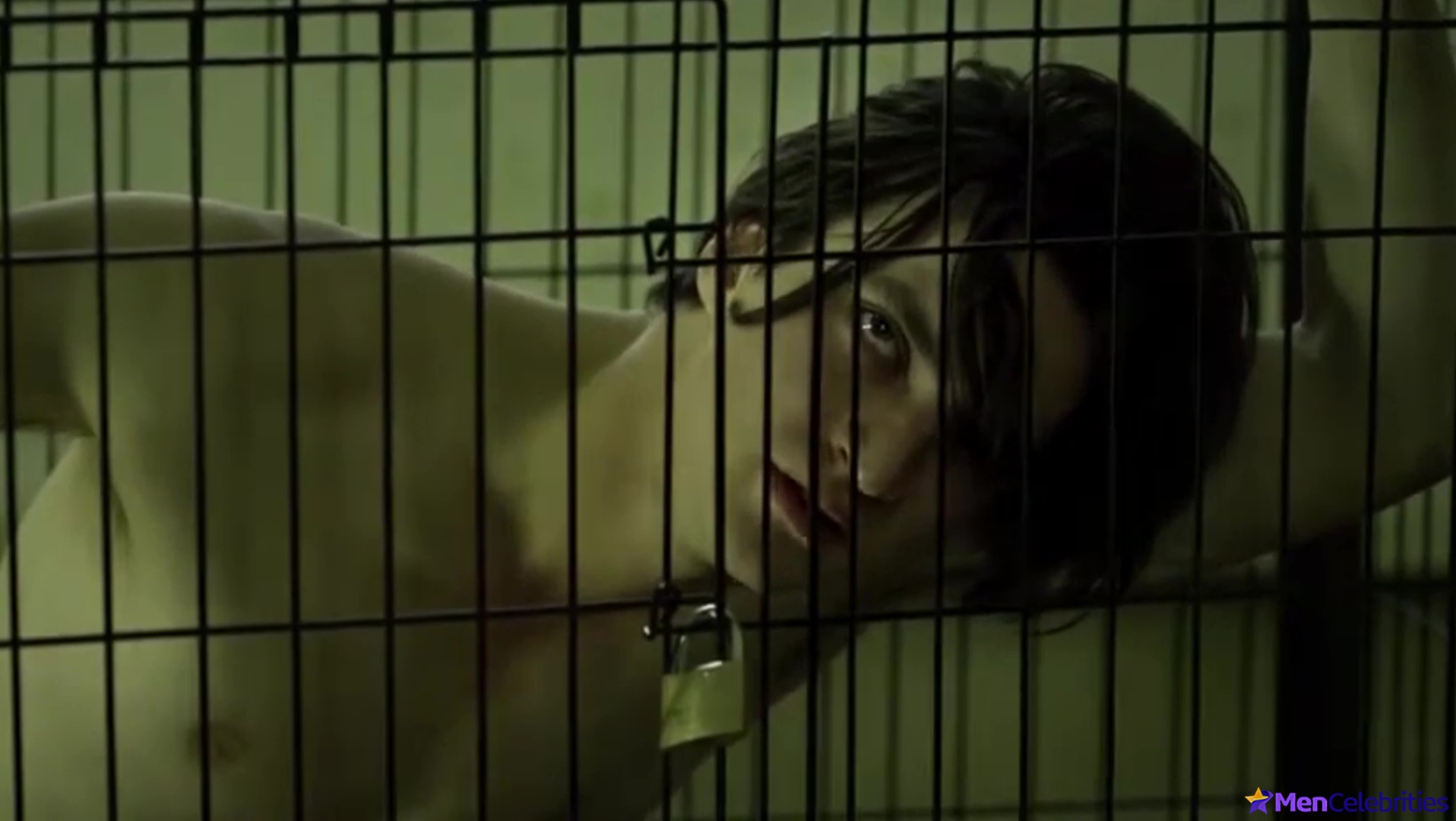 Richard Harmon shirtless in Her Own Justice