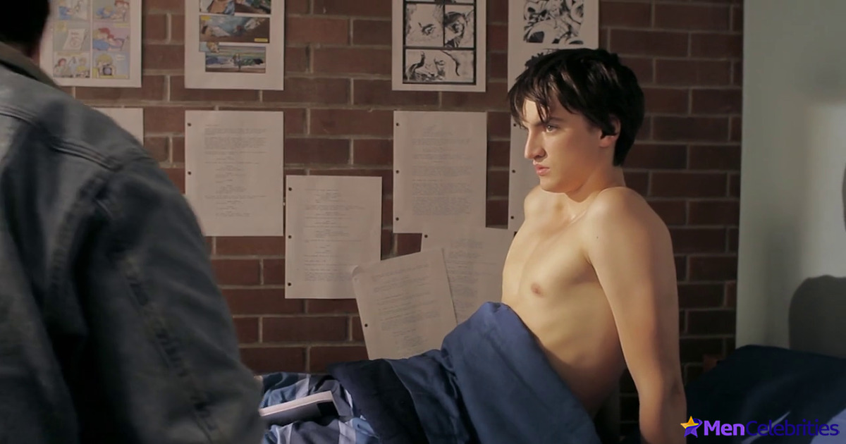 Richard Harmon shirtless in Judas Kiss