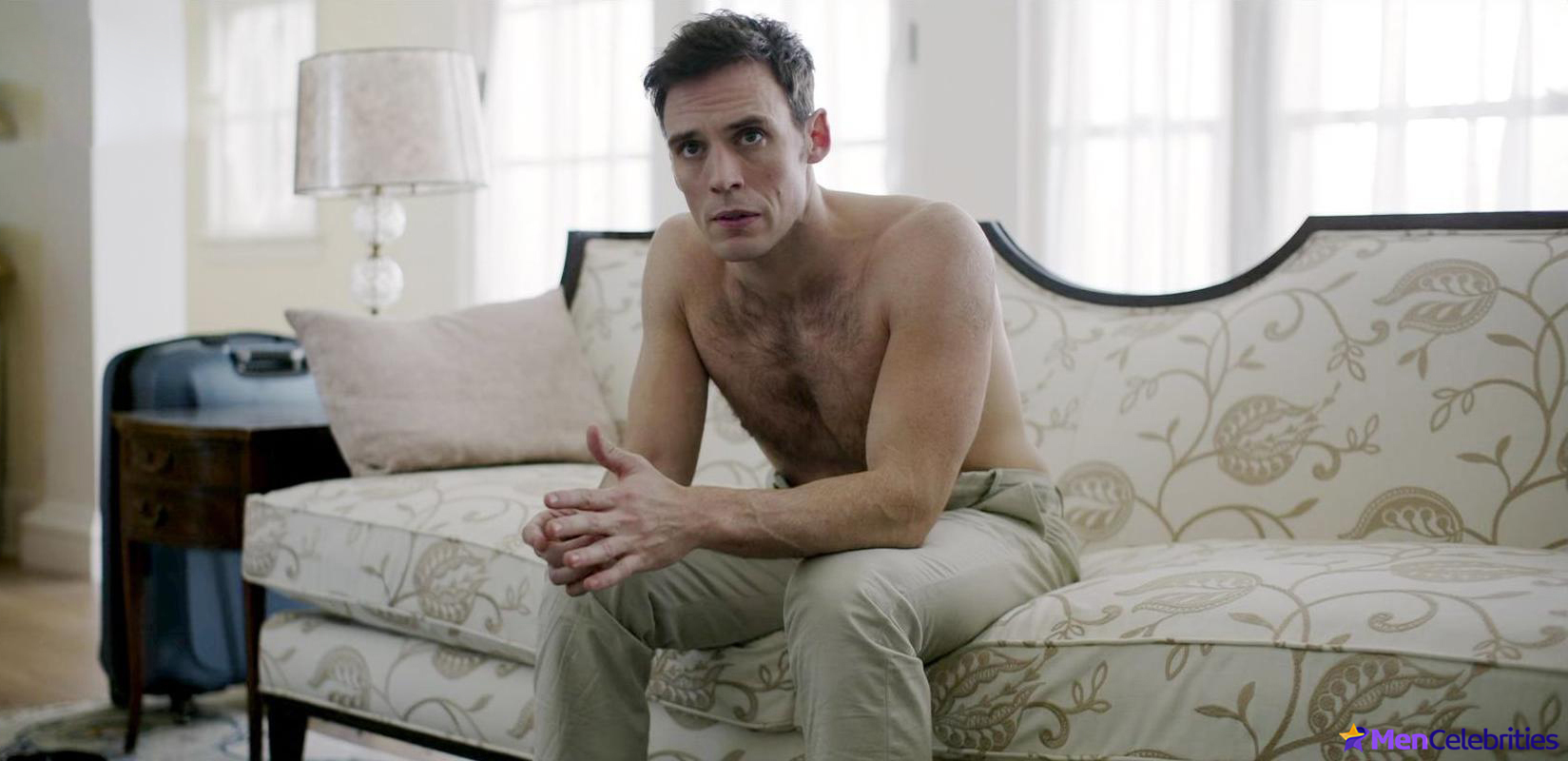 Sam Claflin shirtless