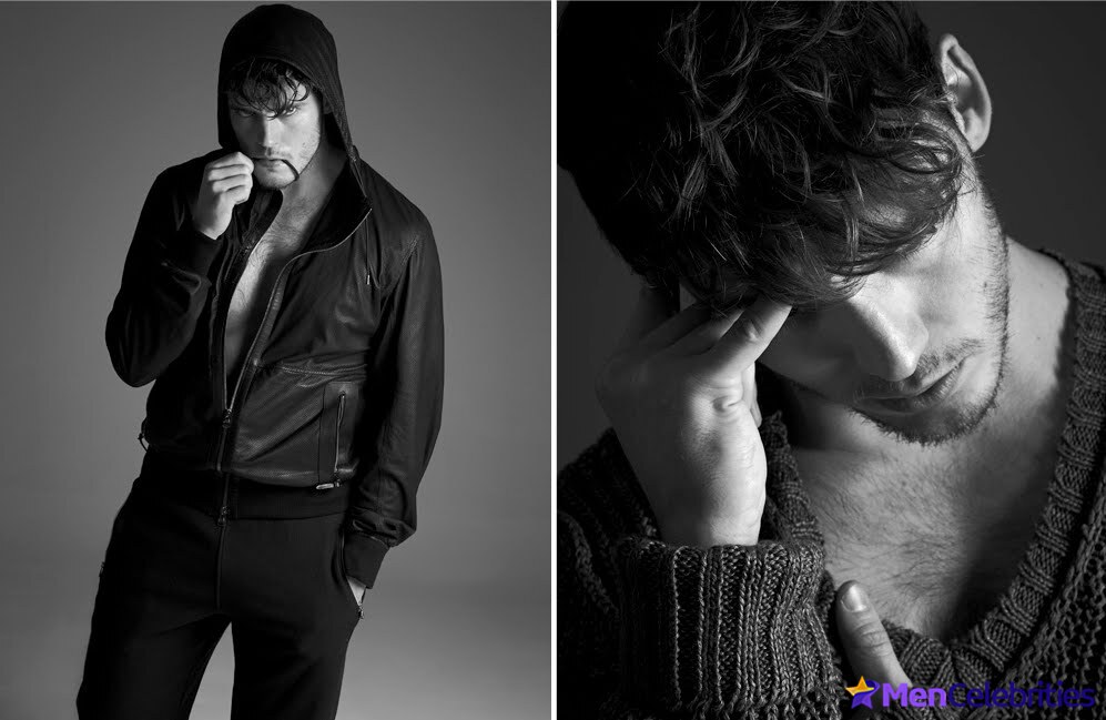 Sam Claflin poses