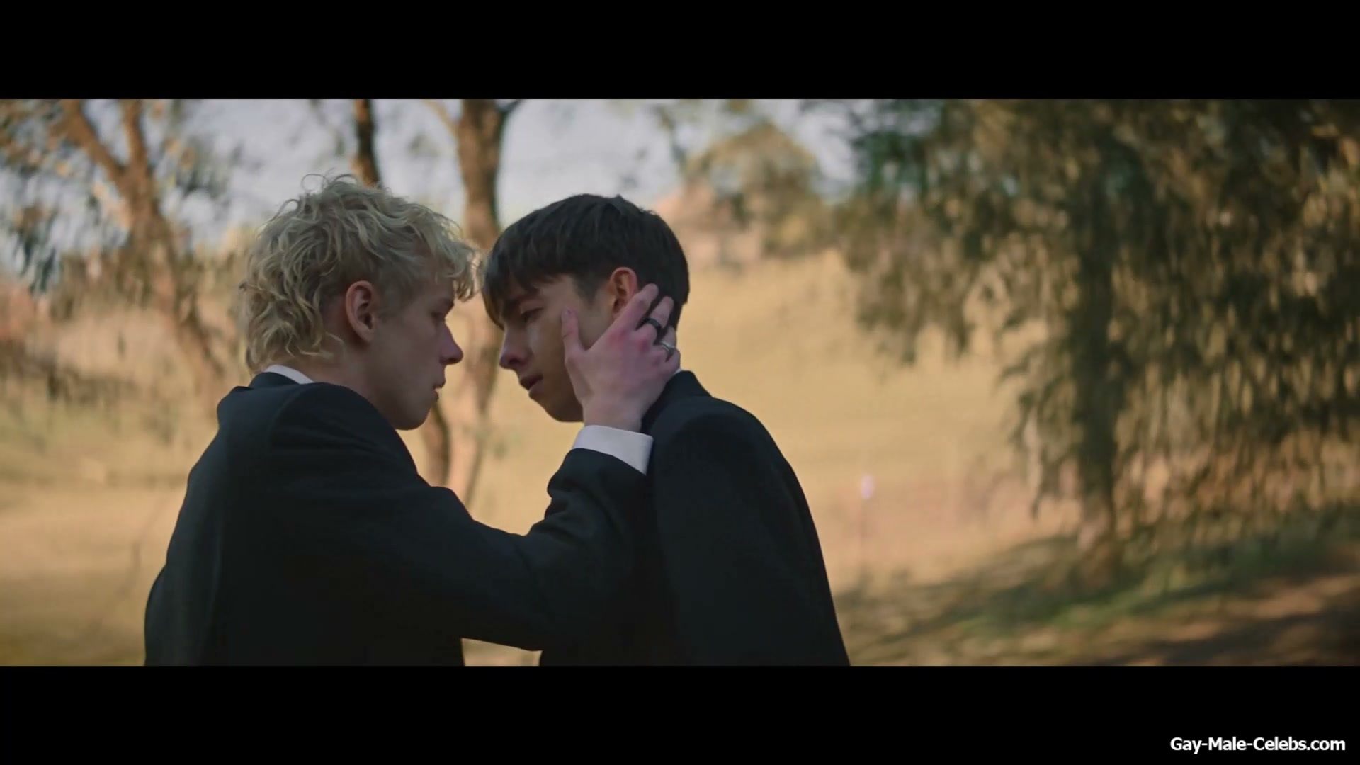 Stacy Clausen and Joe Bird Hot Gay Kiss in Leviticus
