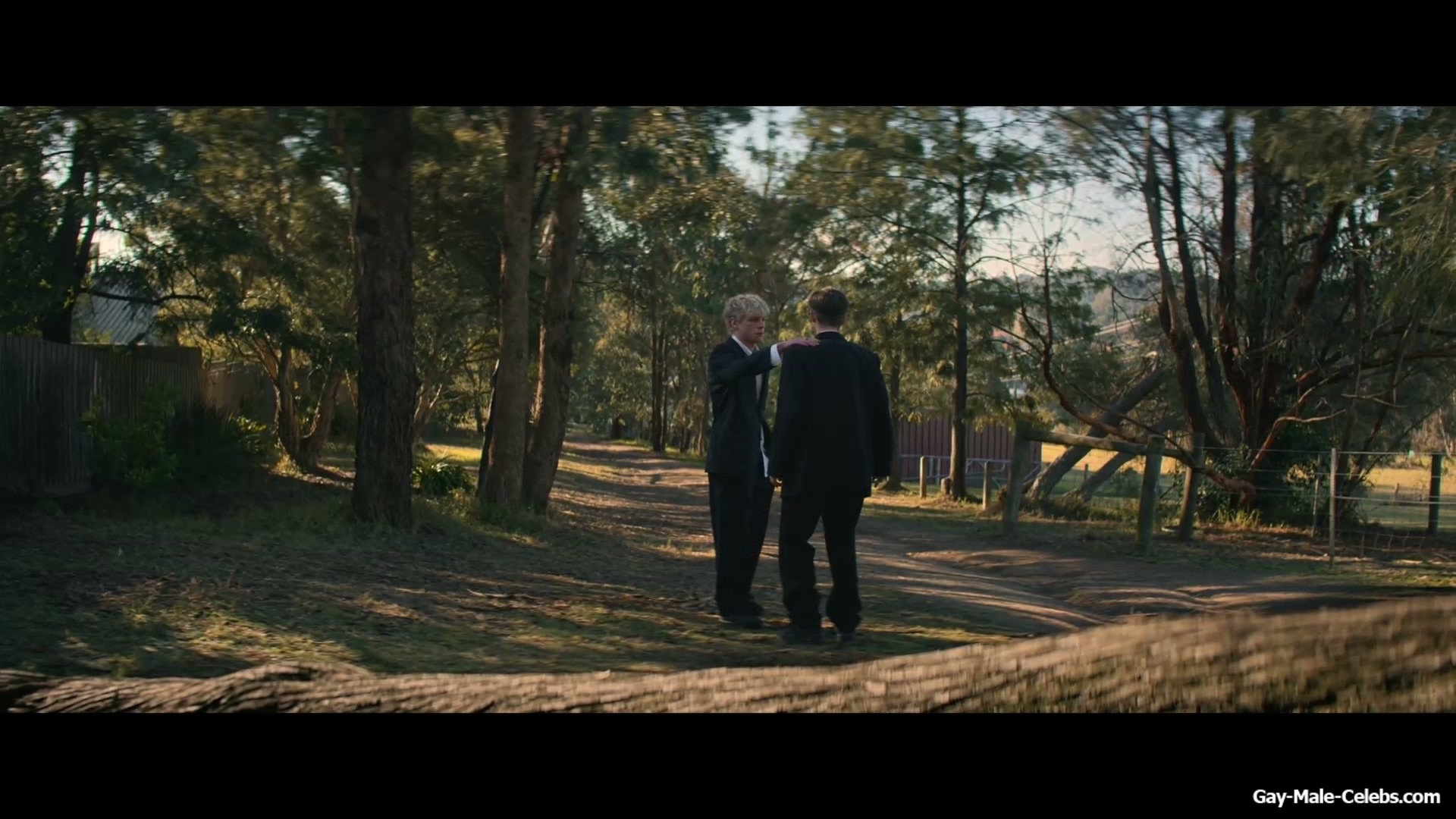 Stacy Clausen and Joe Bird Hot Gay Kiss in Leviticus