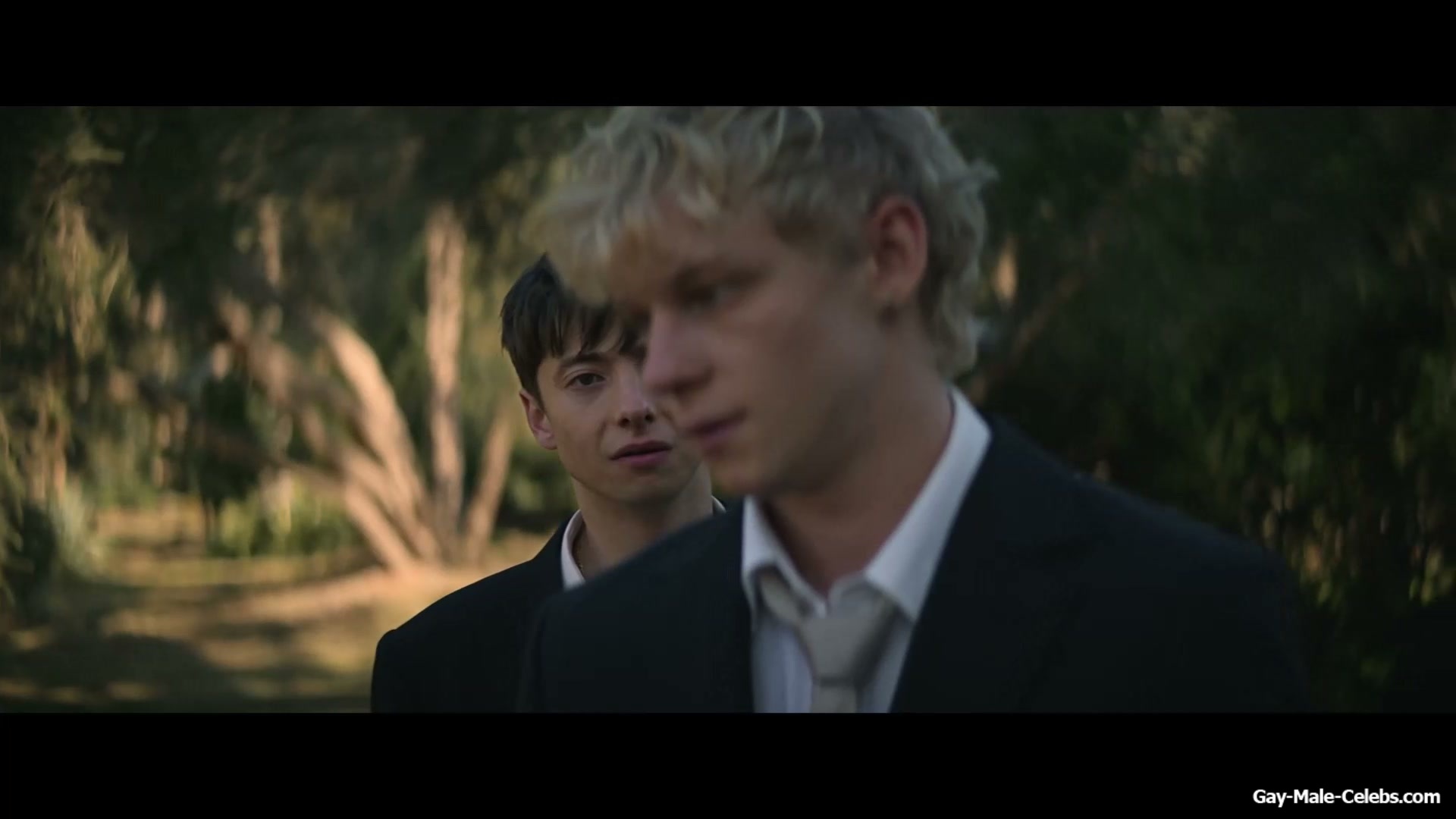 Stacy Clausen and Joe Bird Hot Gay Kiss in Leviticus