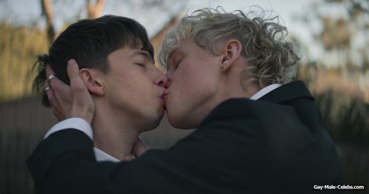 Stacy Clausen and Joe Bird Hot Gay Kiss in Leviticus