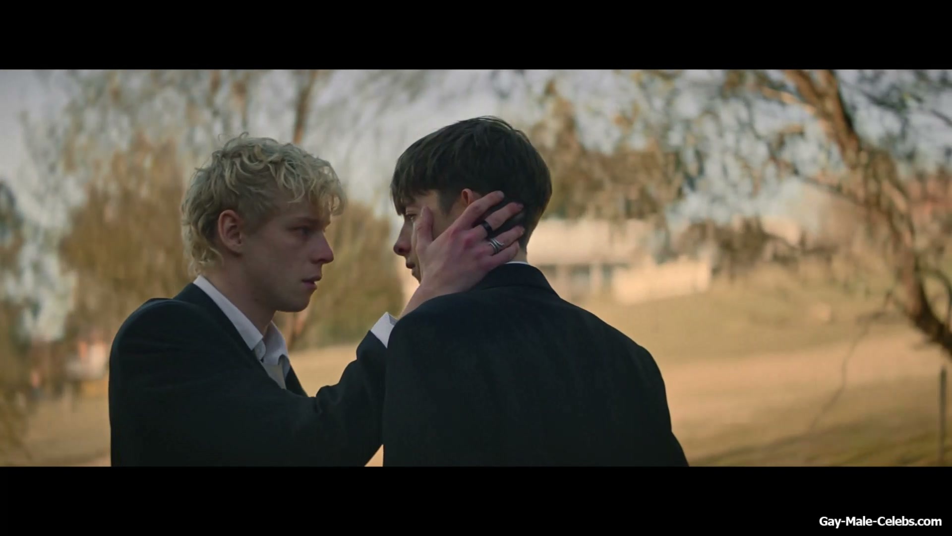 Stacy Clausen and Joe Bird Hot Gay Kiss in Leviticus