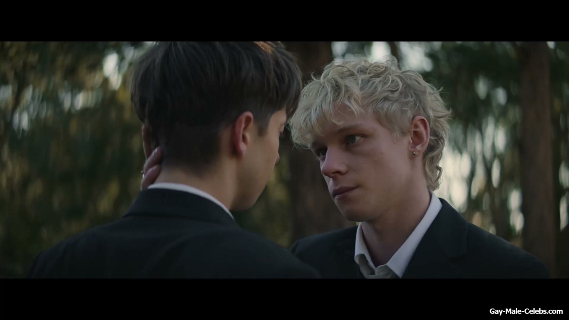 Stacy Clausen and Joe Bird Hot Gay Kiss in Leviticus