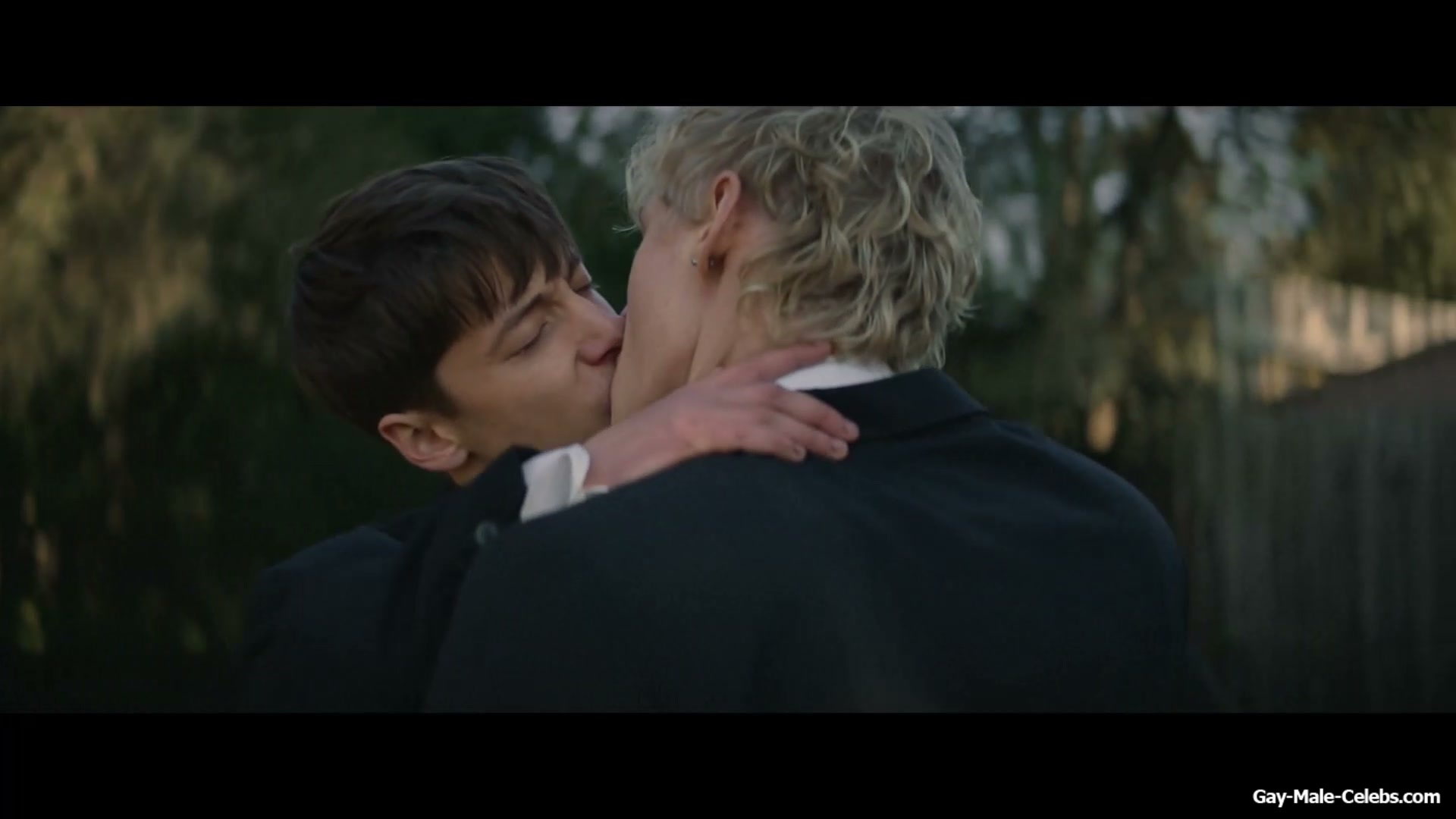 Stacy Clausen and Joe Bird Hot Gay Kiss in Leviticus