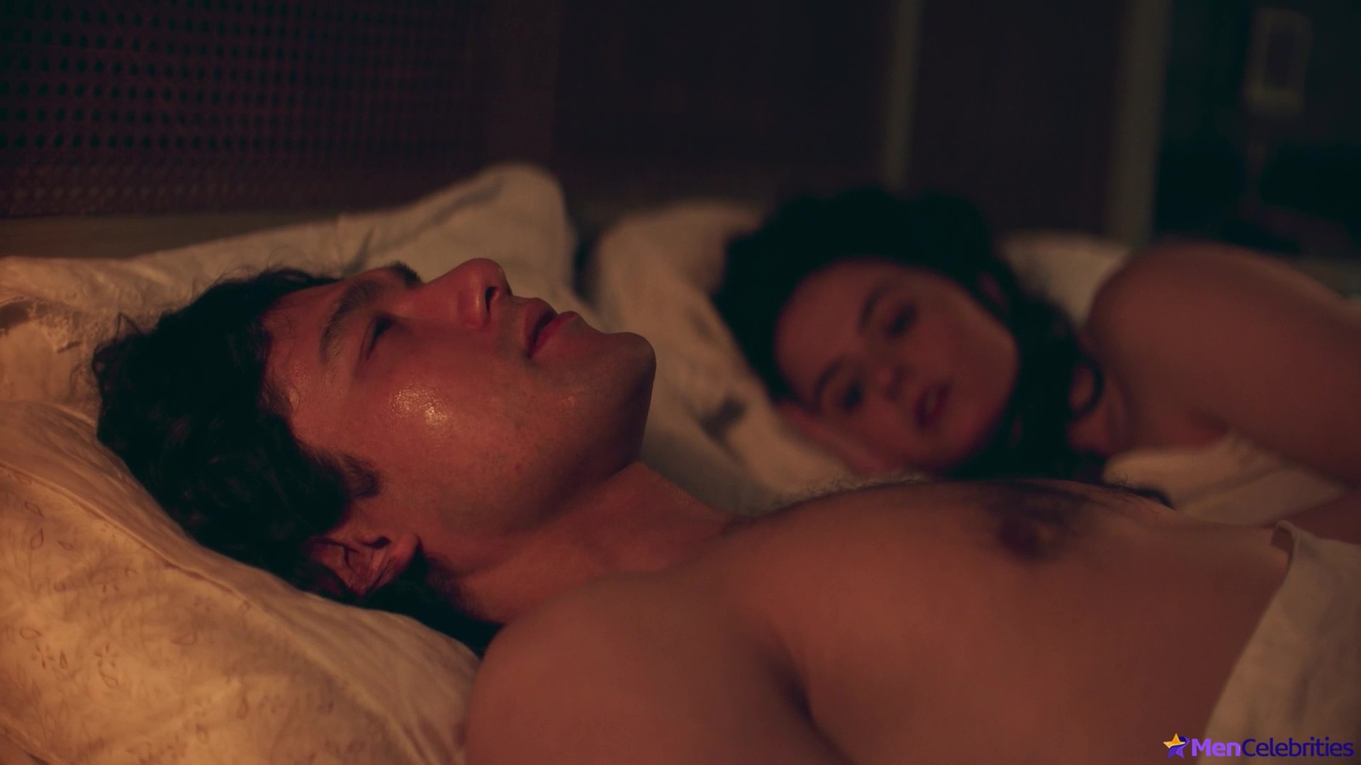Will Sharpe shirtless in Amadeus