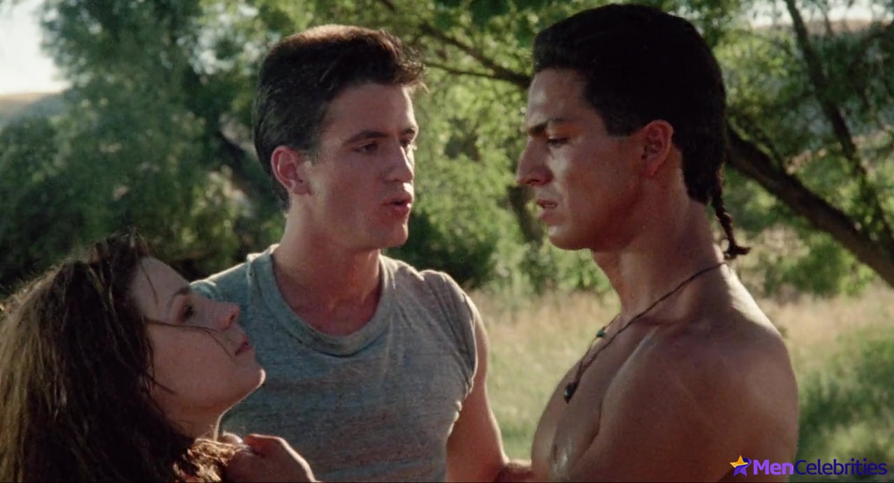 Benjamin Bratt shirtless in Bright Angel