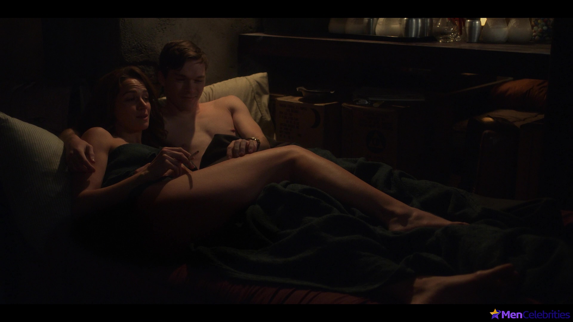 Casey W Johnson shirtless in For All Mankind