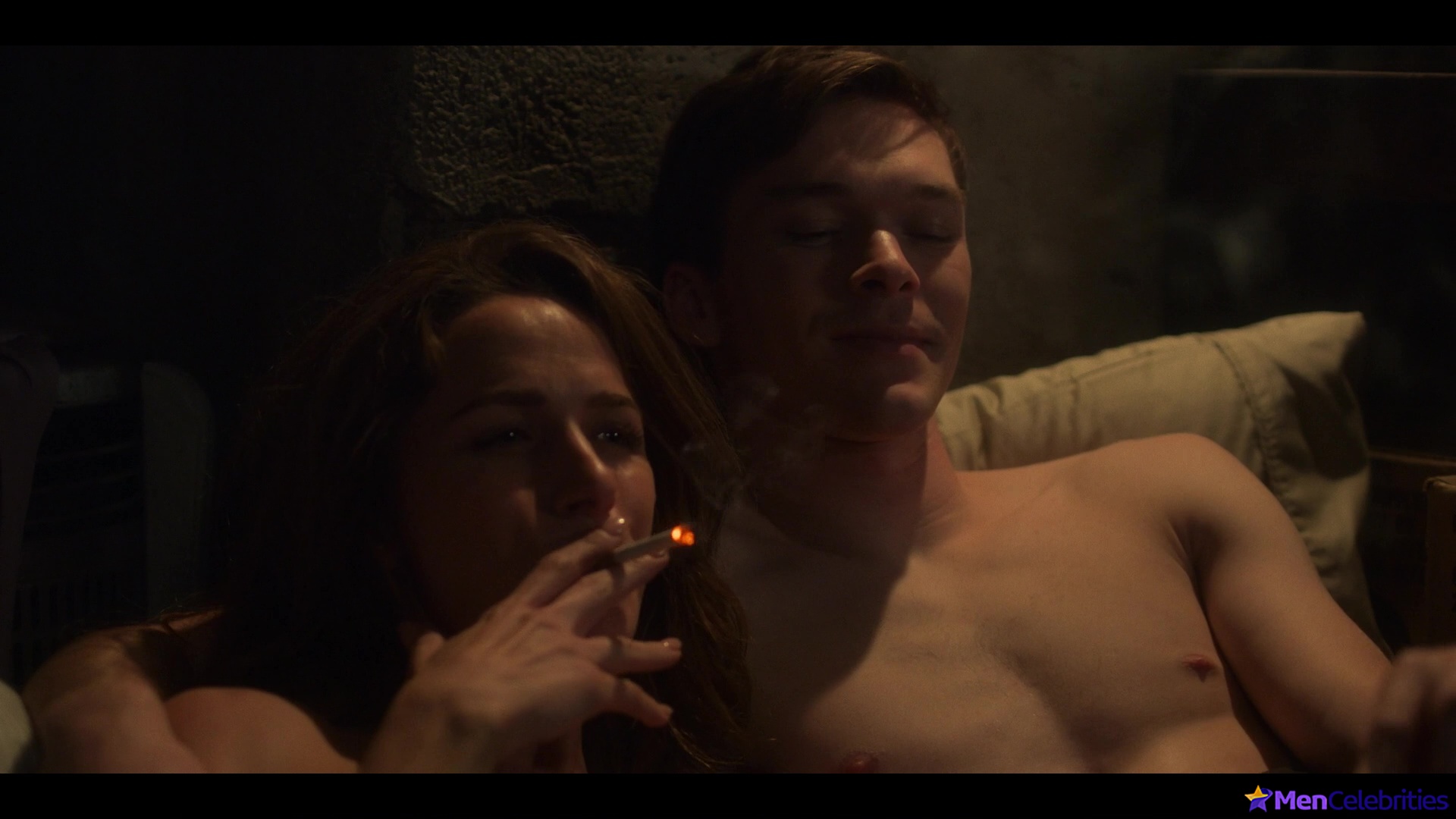 Casey W Johnson shirtless in For All Mankind