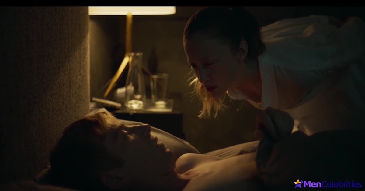 Domhnall Gleeson shirtless in Alice and Jack