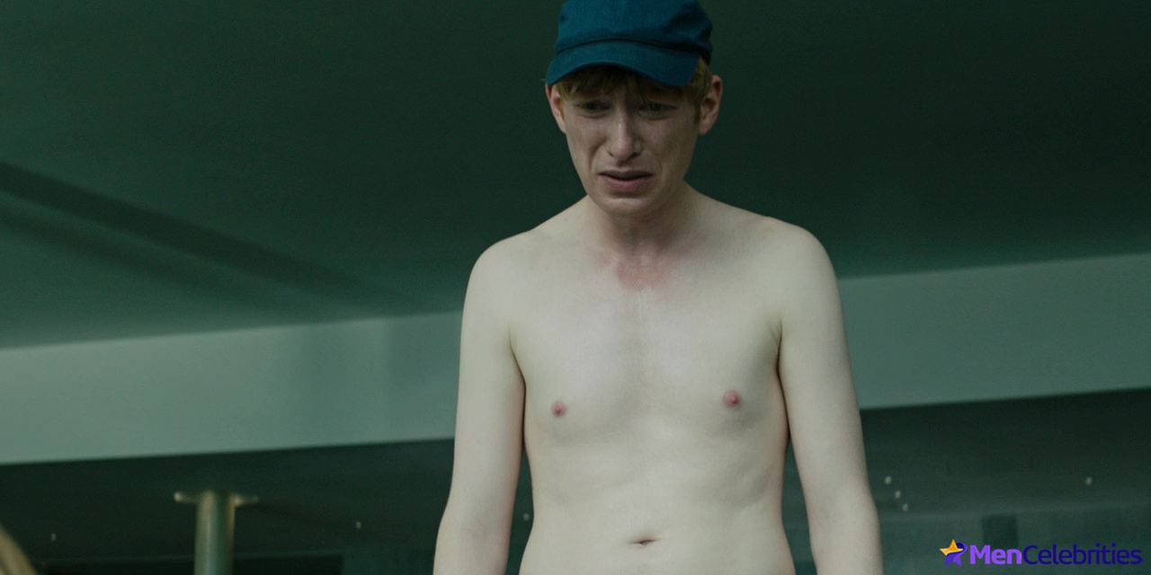 Domhnall Gleeson shirtless in Frank Of Ireland