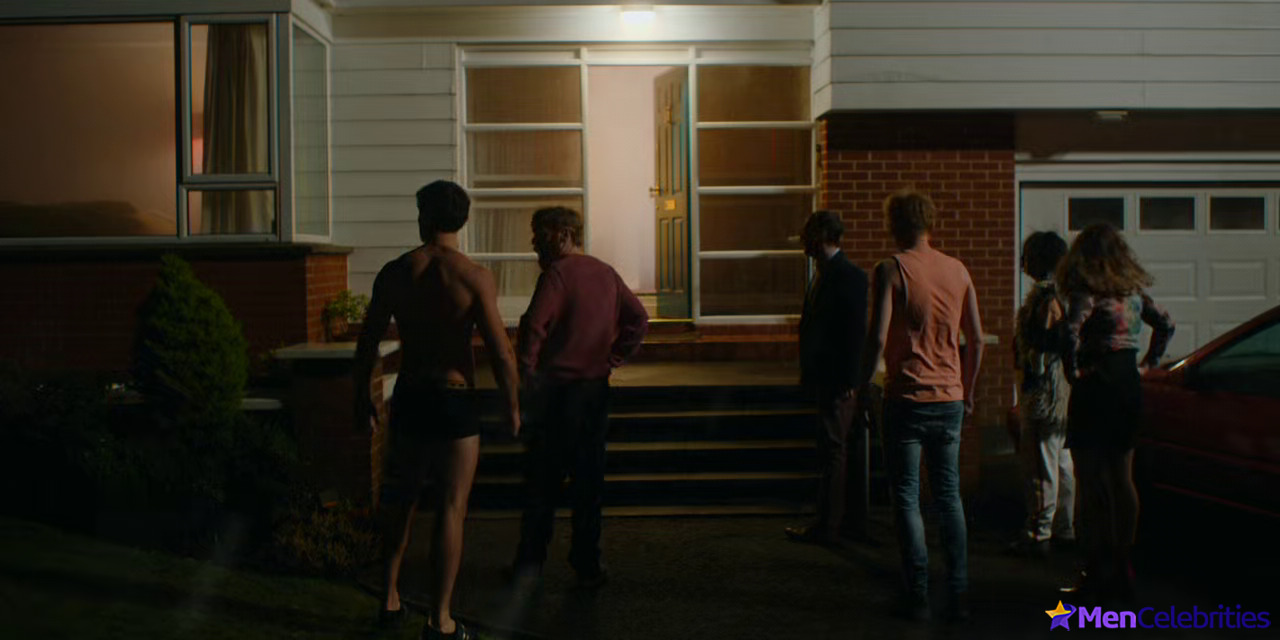 Domhnall Gleeson shirtless in Frank Of Ireland