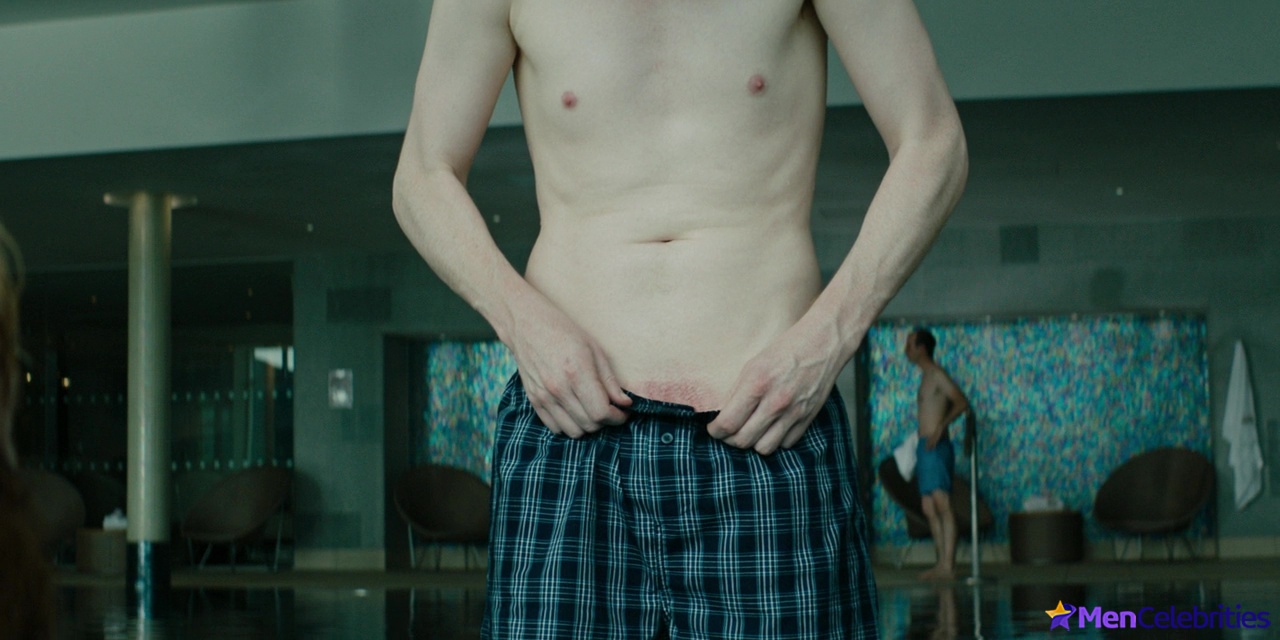 Domhnall Gleeson shirtless in Frank Of Ireland