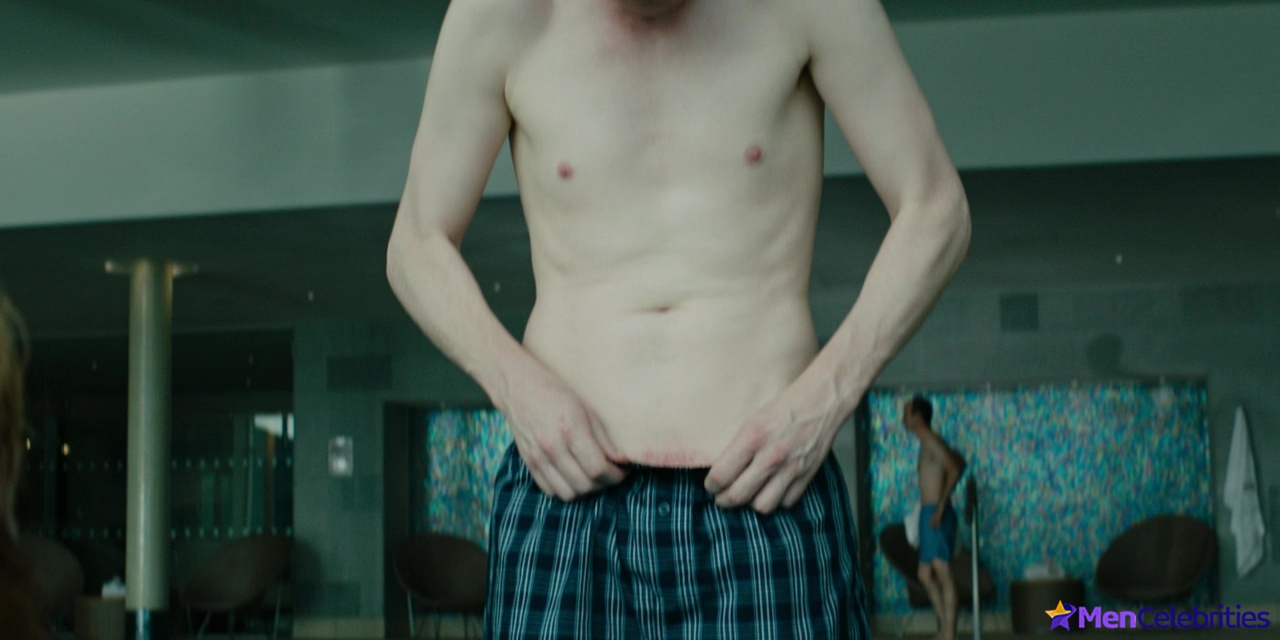 Domhnall Gleeson shirtless in Frank Of Ireland