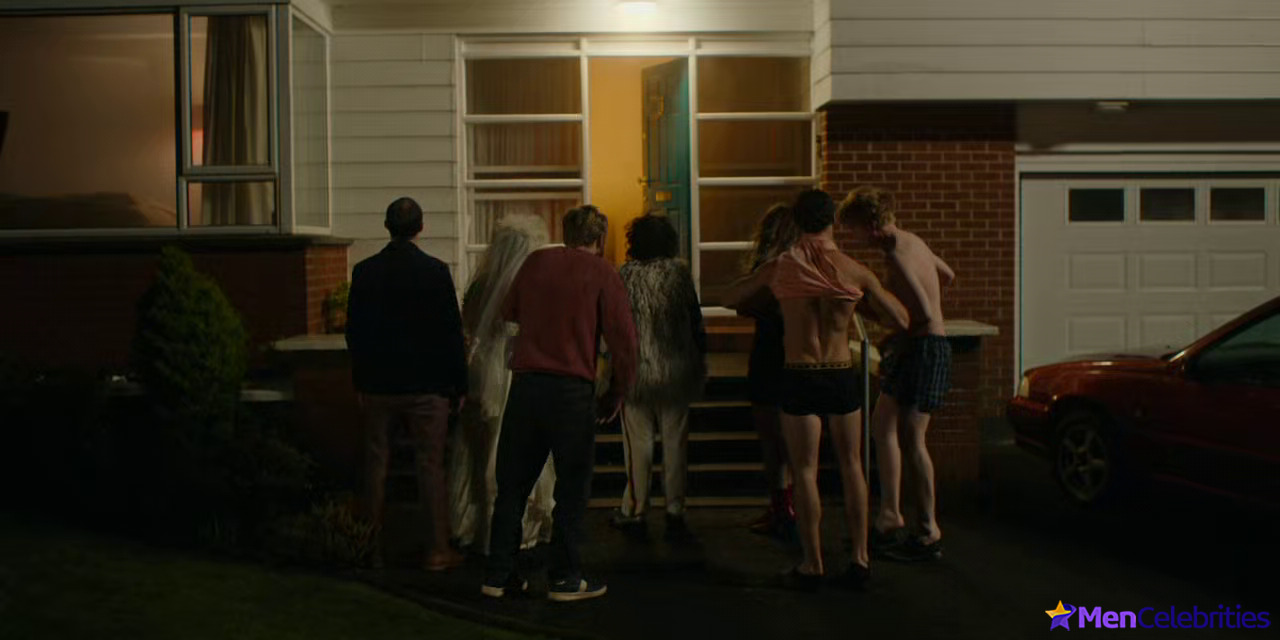 Domhnall Gleeson shirtless in Frank Of Ireland