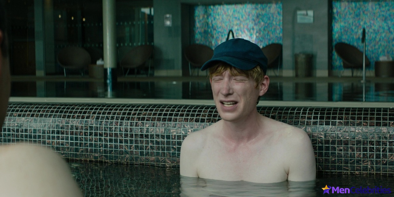 Domhnall Gleeson shirtless in Frank Of Ireland