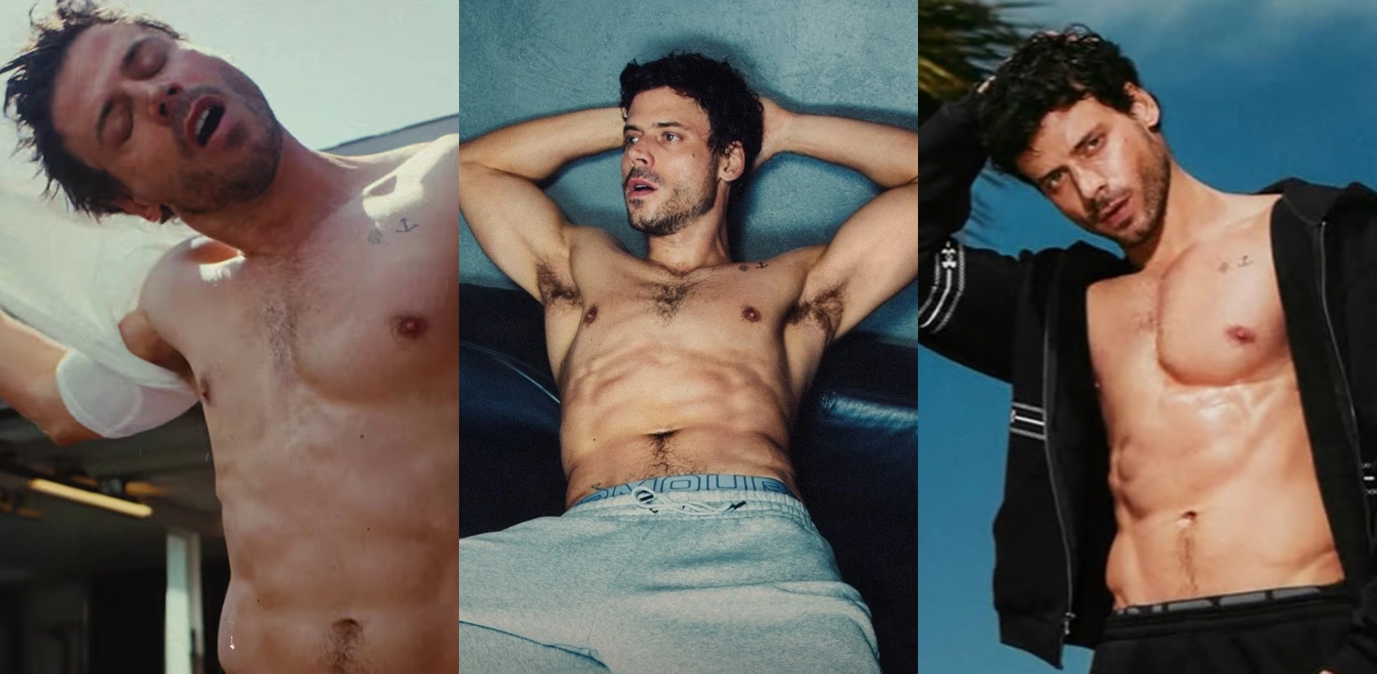 François Arnaud Goes Shirtless in Steamy New Under Armour Campaign