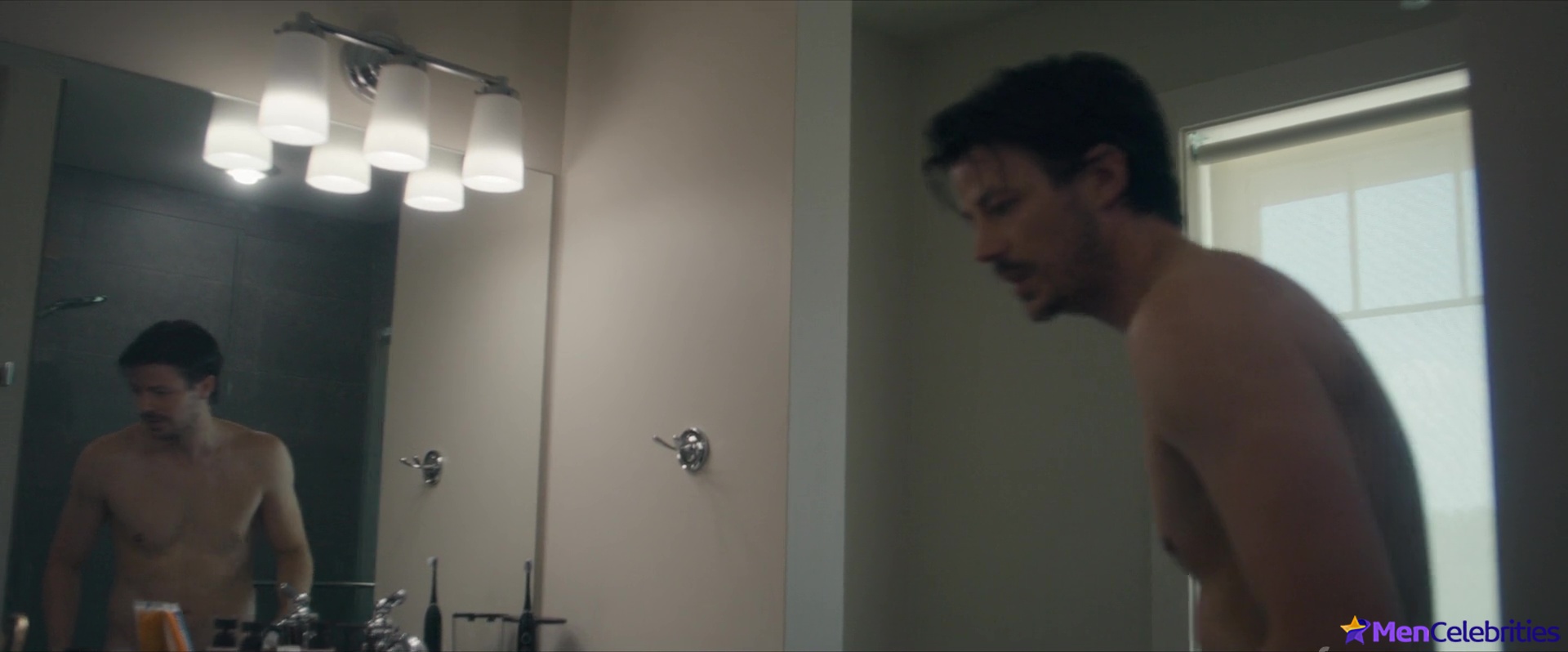 Grant Gustin nude uncensored in Puppy Love