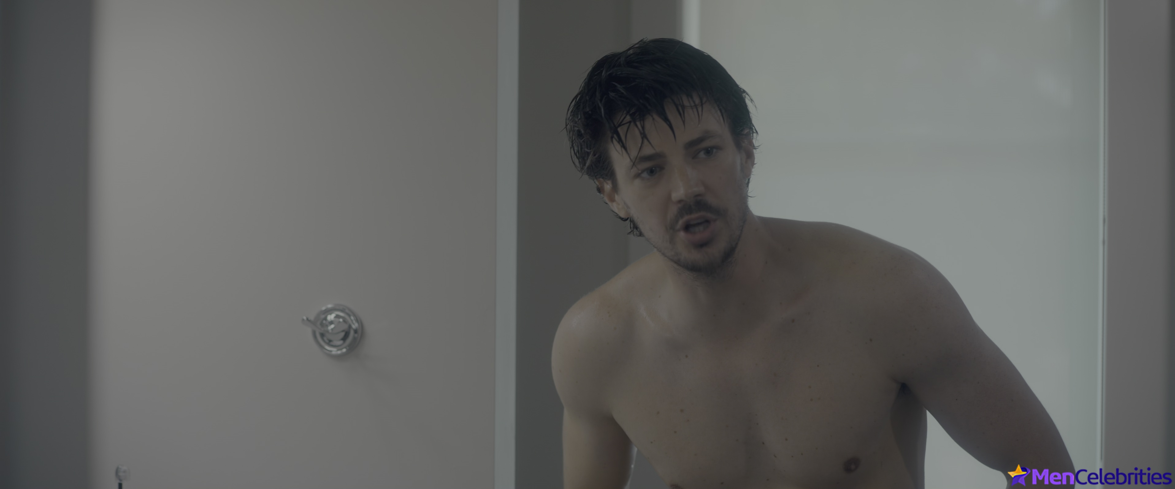 Grant Gustin nude uncensored in Puppy Love