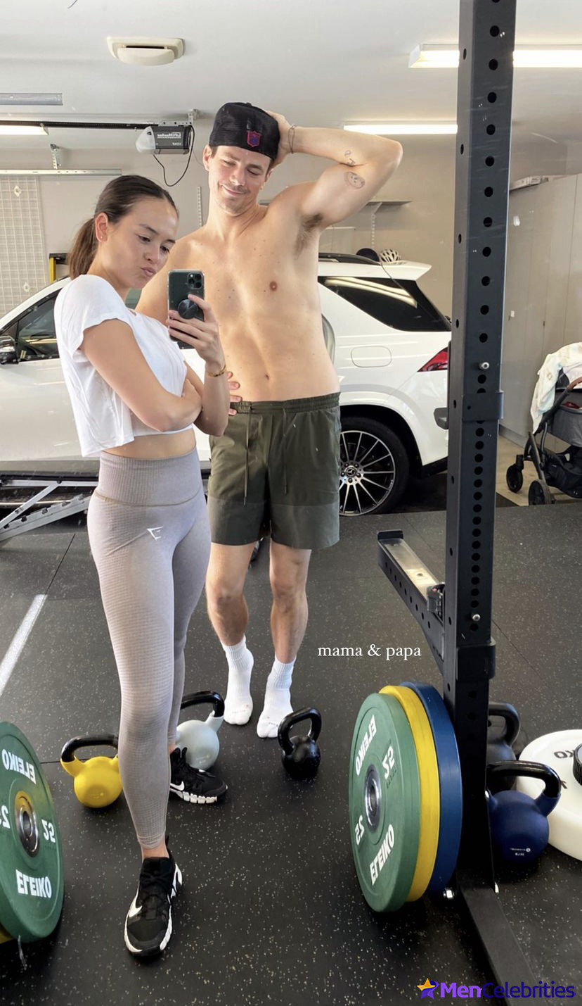 Grant Gustin nude and cock bulge pics
