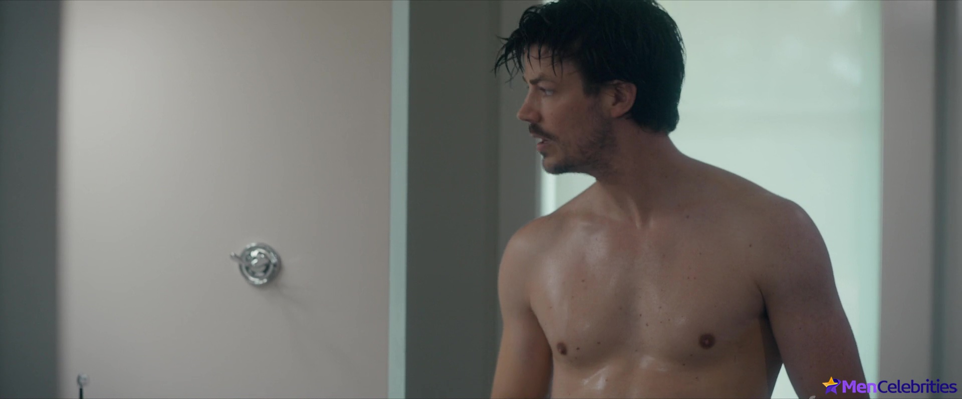 Grant Gustin nude uncensored in Puppy Love