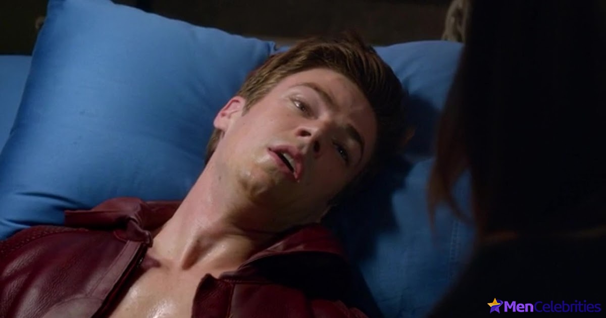 Grant Gustin shirtless and sexy in The Flash