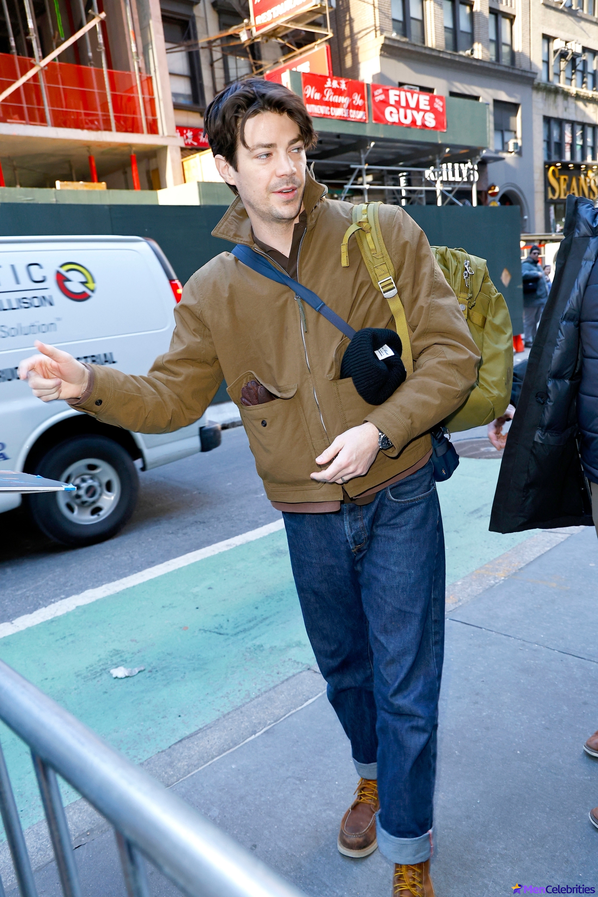 Grant Gustin nude and cock bulge pics