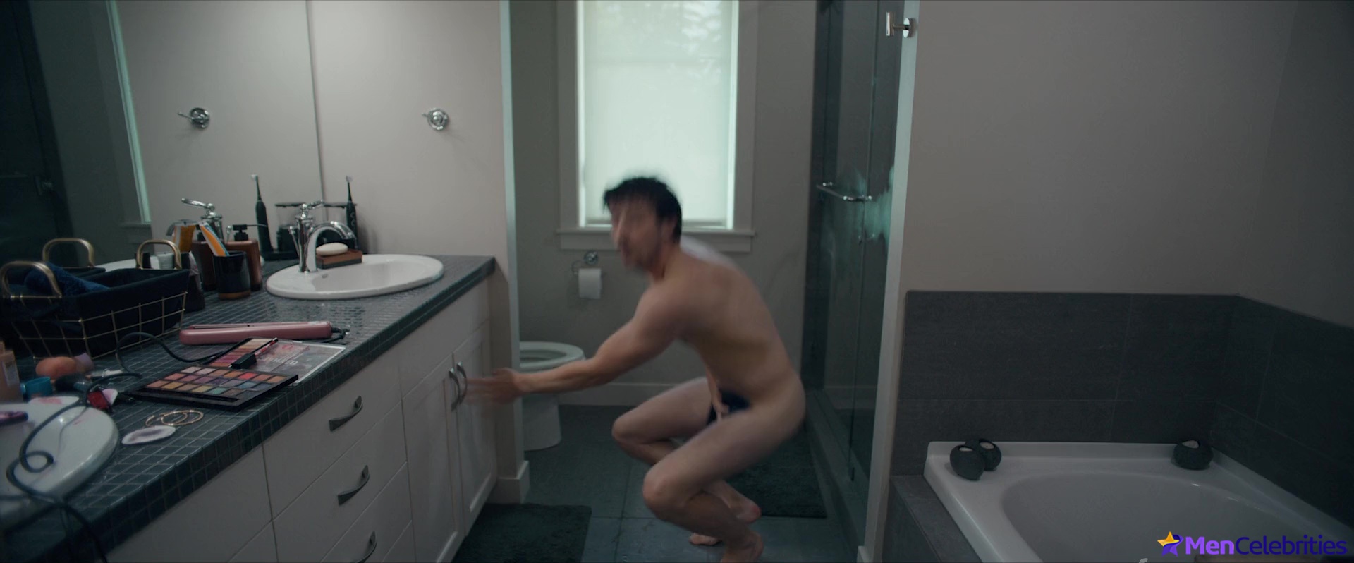 Grant Gustin nude uncensored in Puppy Love