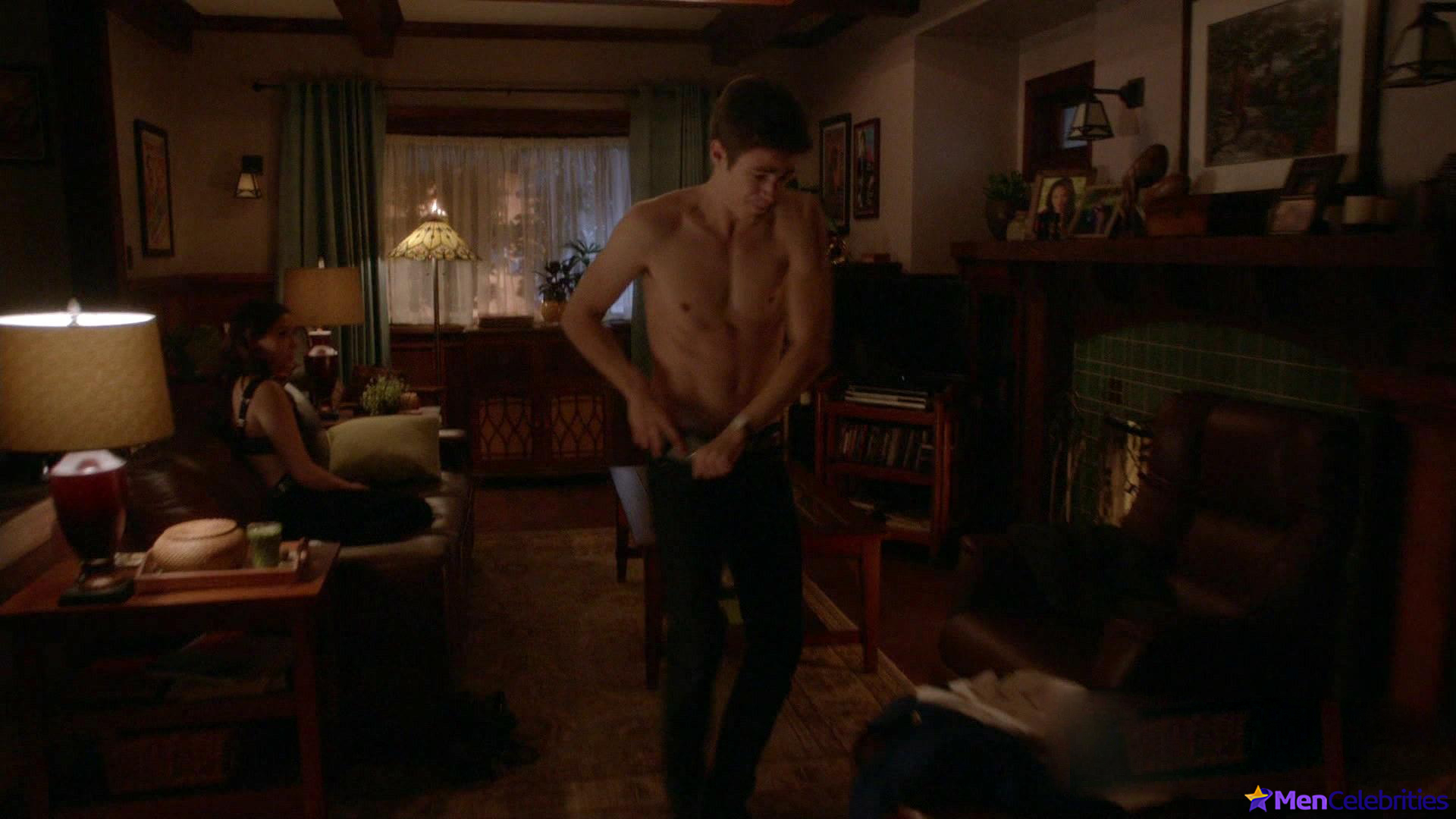 Grant Gustin nude and underwear scenes