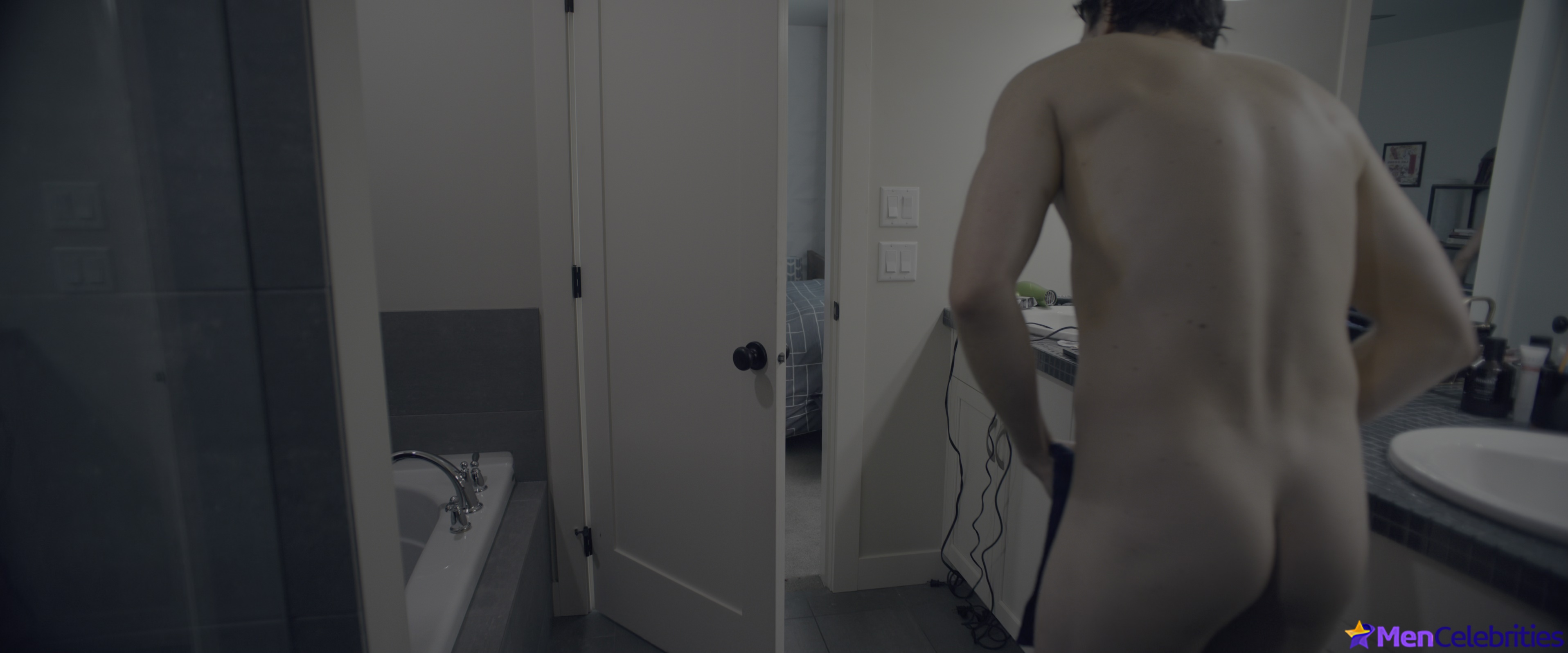 Grant Gustin nude uncensored in Puppy Love