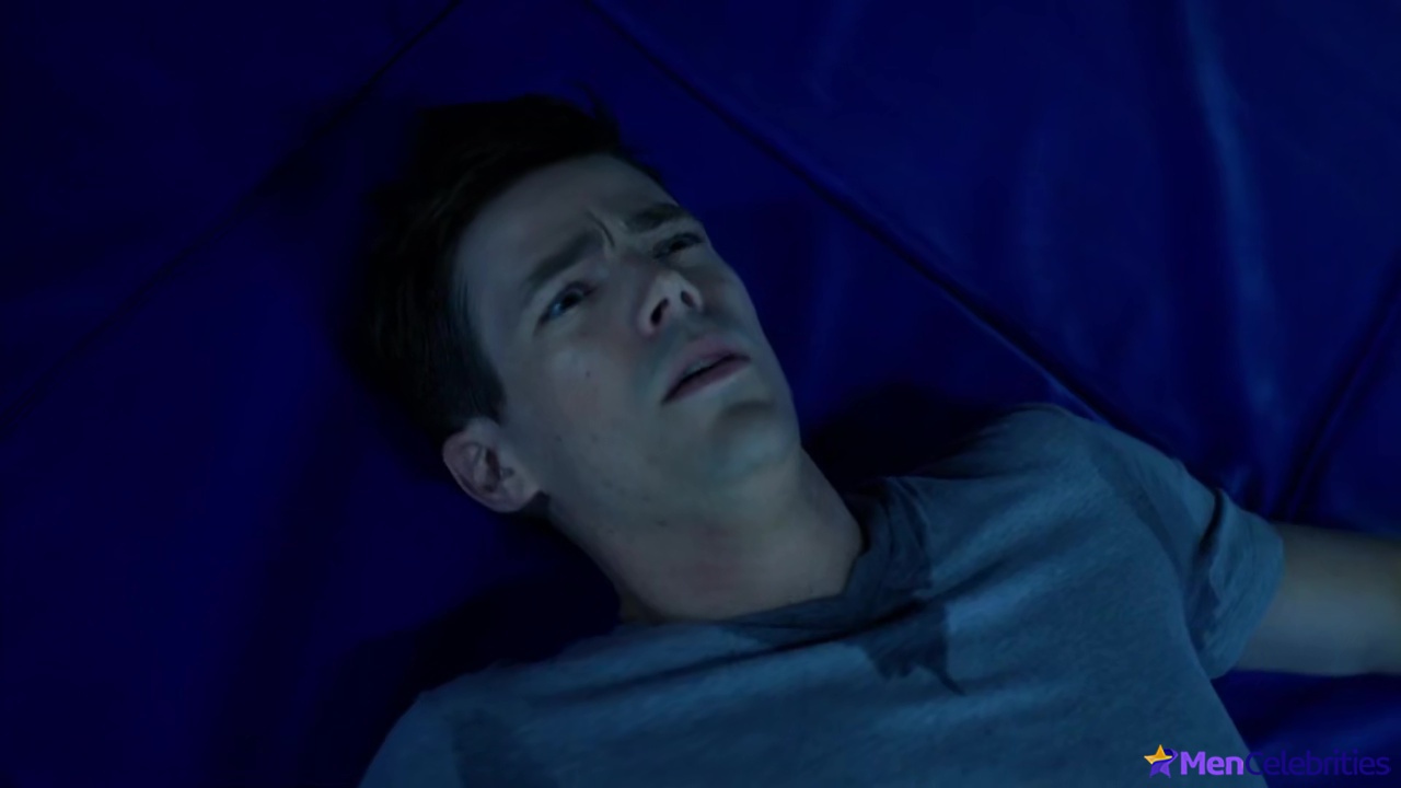 Grant Gustin shirtless and sexy in The Flash
