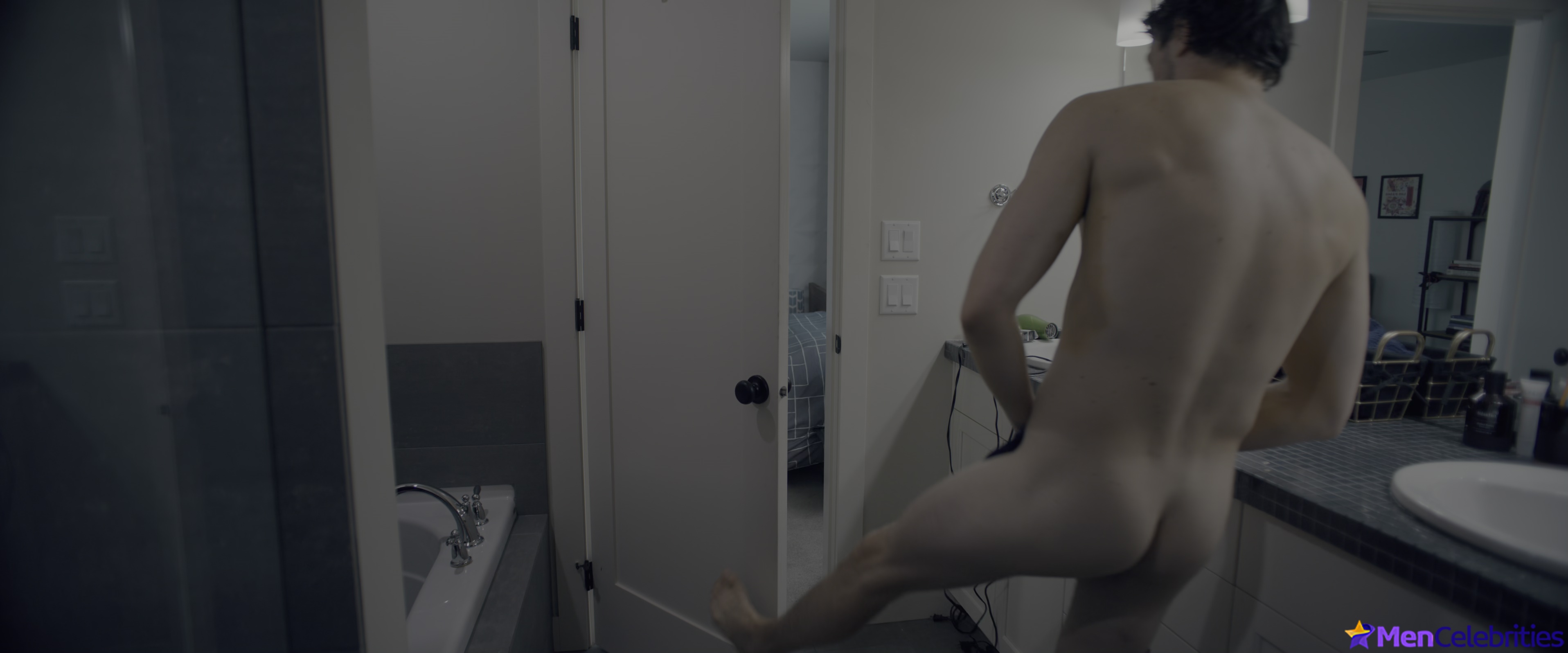 Grant Gustin nude uncensored in Puppy Love