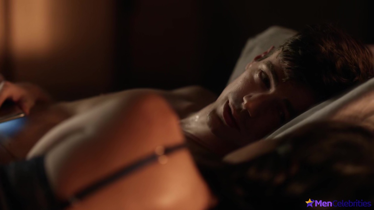 Grant Gustin shirtless and sexy in The Flash