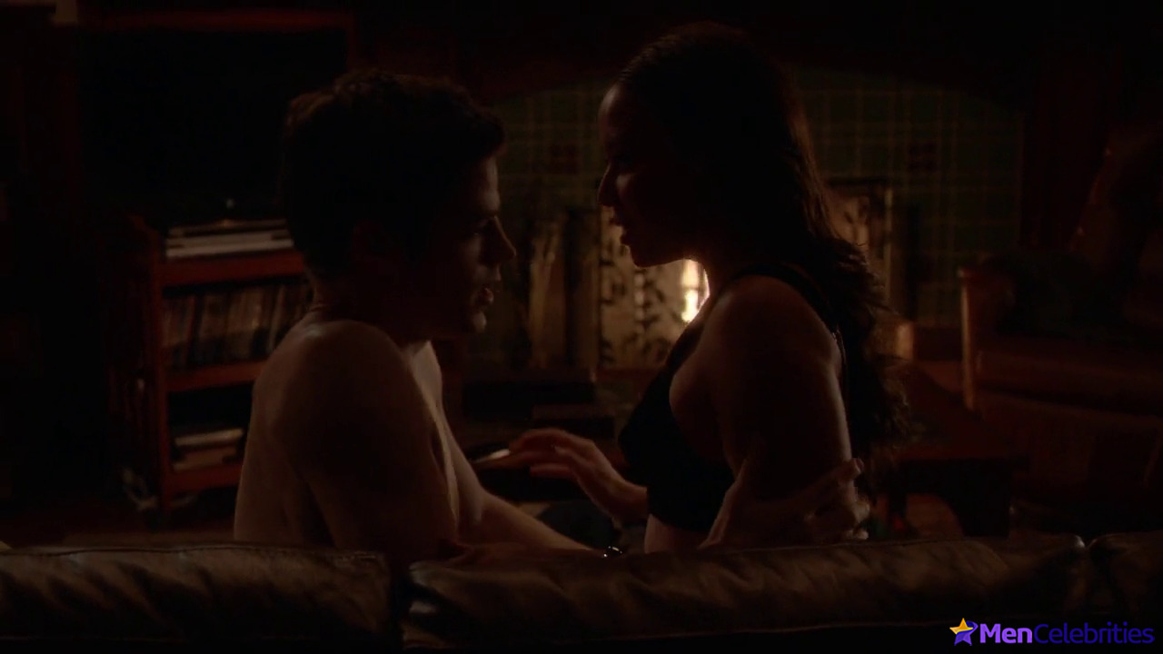 Grant Gustin shirtless and sexy in The Flash