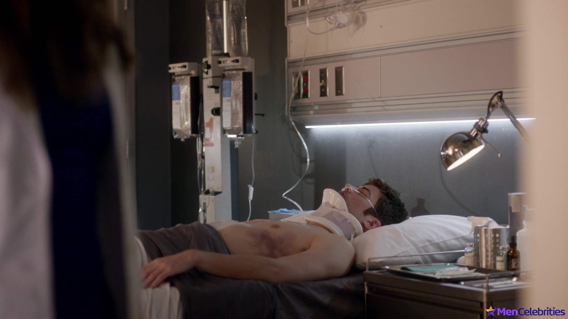Grant Gustin shirtless and sexy in The Flash