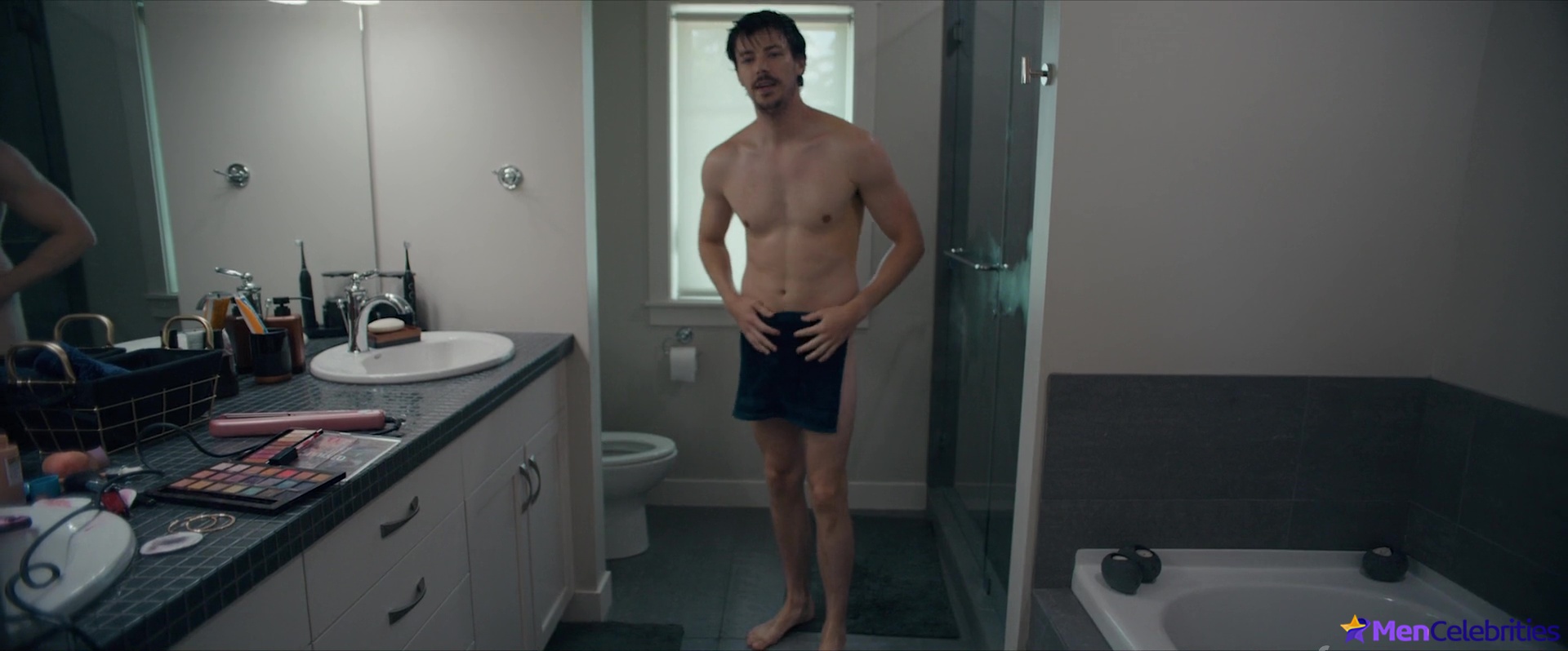 Grant Gustin nude uncensored in Puppy Love