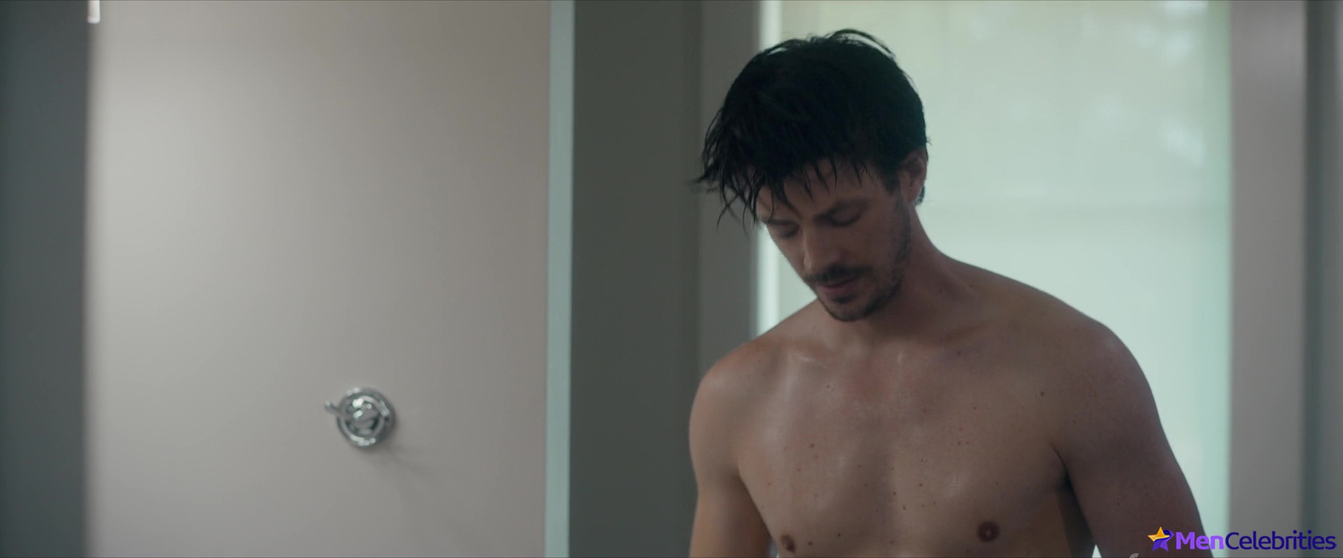 Grant Gustin nude uncensored in Puppy Love