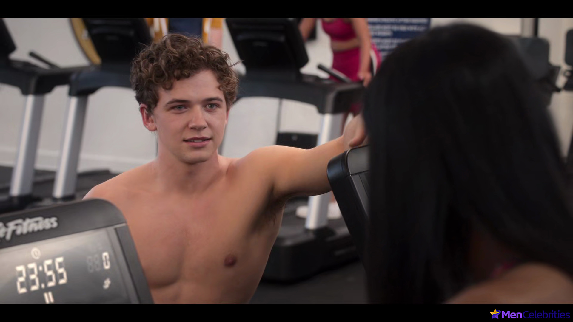 Igby Rigney shirtless in The Sex Lives Of College Girls