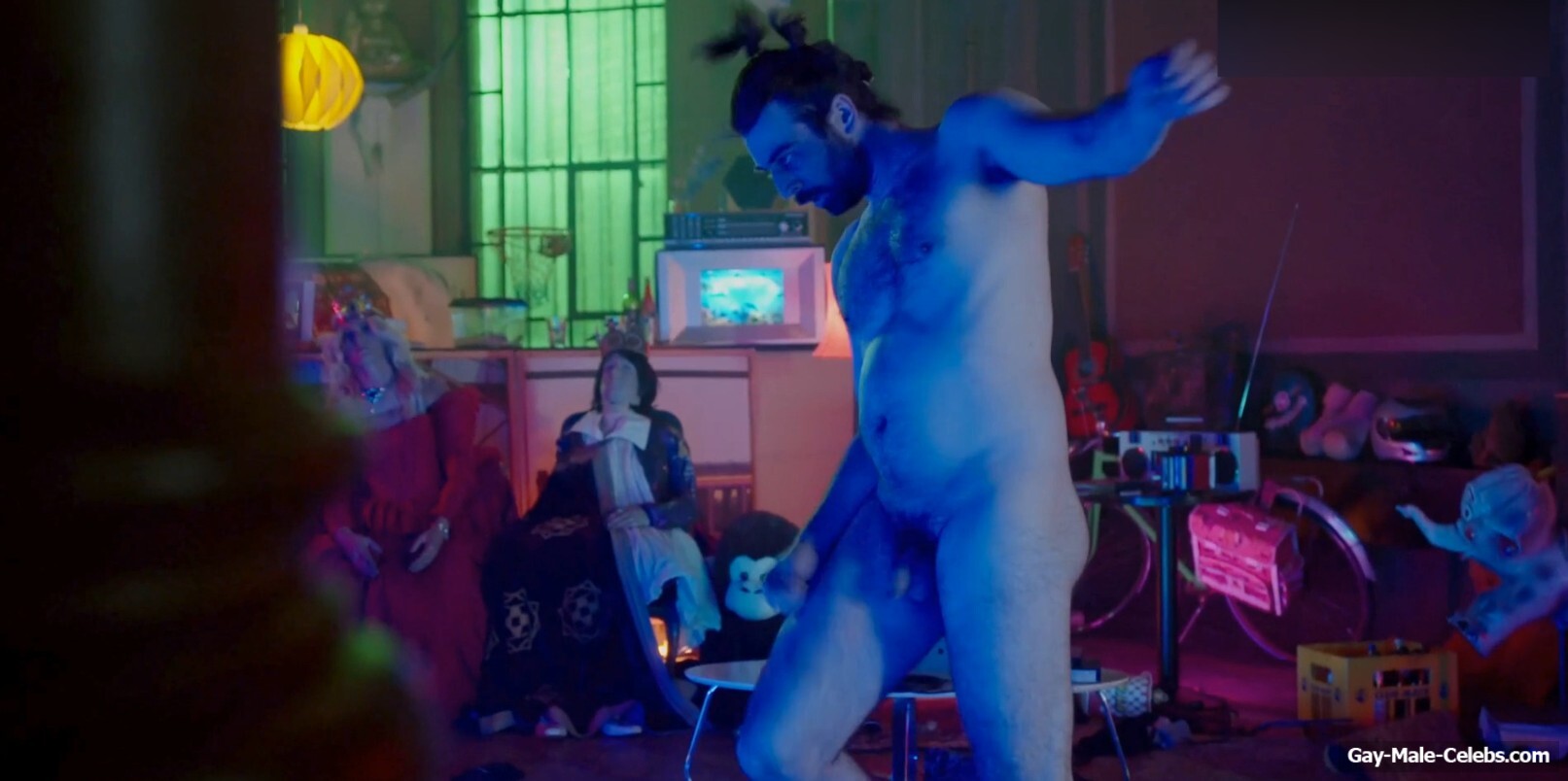 Kaspar Locher Frontal Nude Scenes in Dogs Of Madness