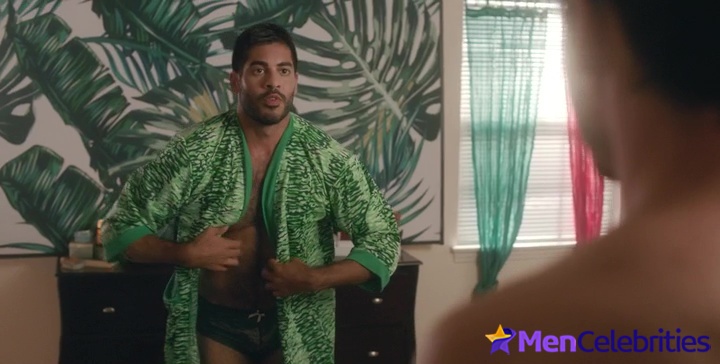 Nick Fink and Sachin Bhatt shirtless in The Way You Look Tonight