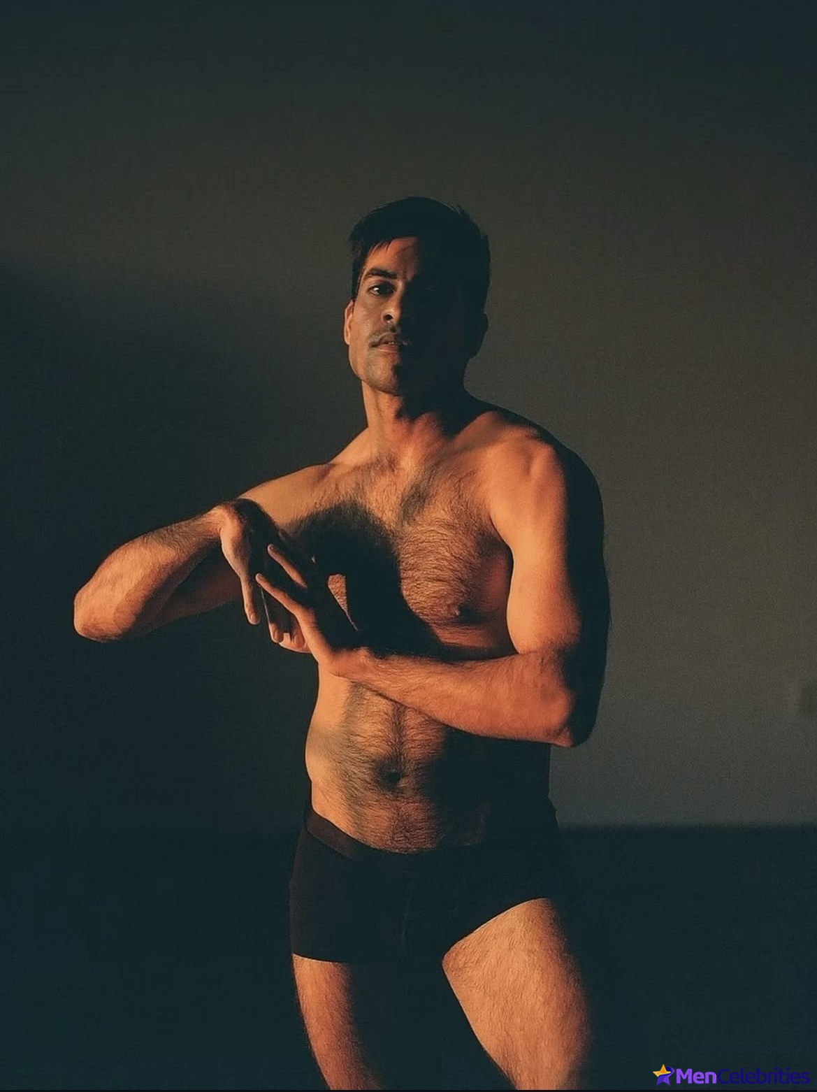 Sachin Bhatt shirtless and dick bulge photos