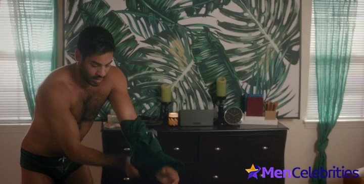 Nick Fink and Sachin Bhatt shirtless in The Way You Look Tonight