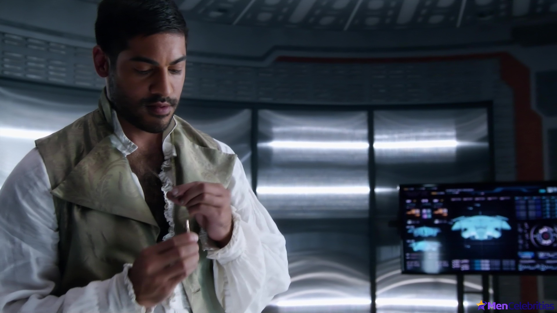 Sachin Bhatt and Nick Zano shirtless in Legends Of Tomorrow 4-11 Seance and Sensibility