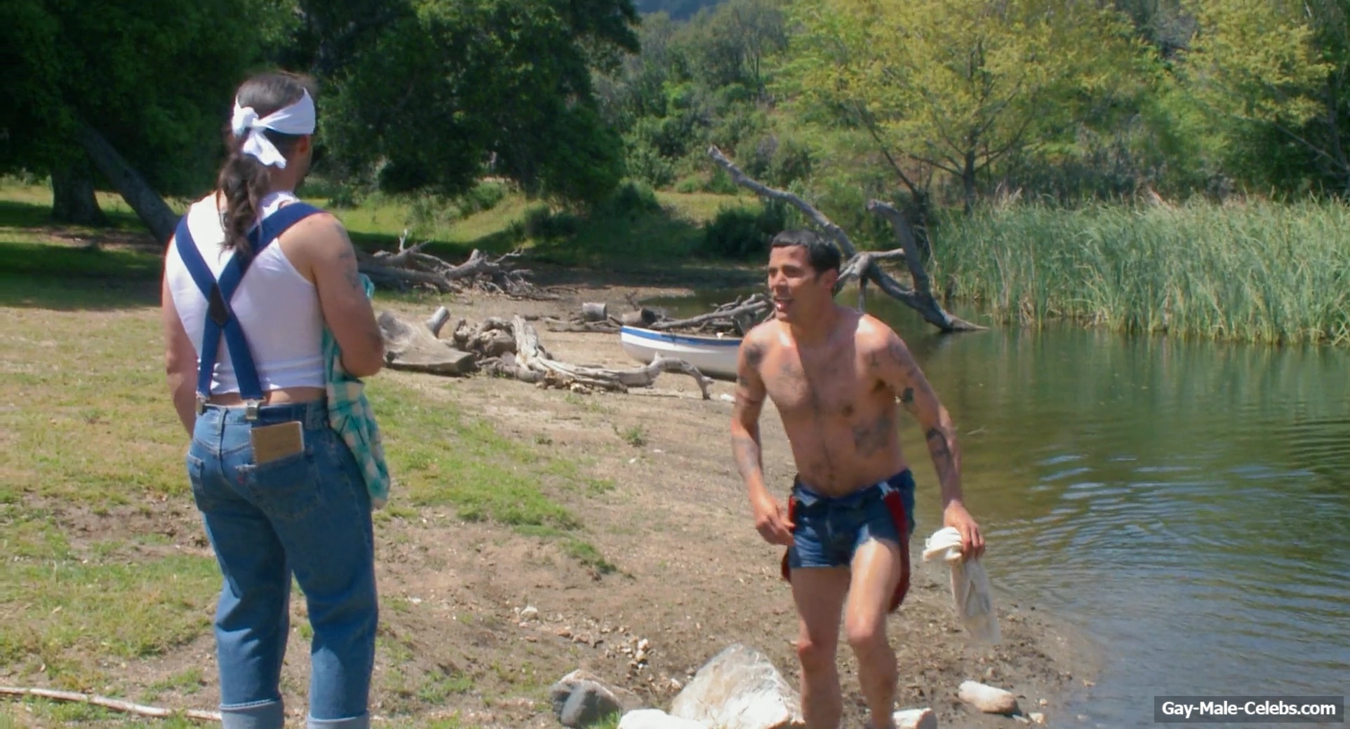 Steve-O Frontal Nude and Anal Fingering Scene in Jackass Best And Last