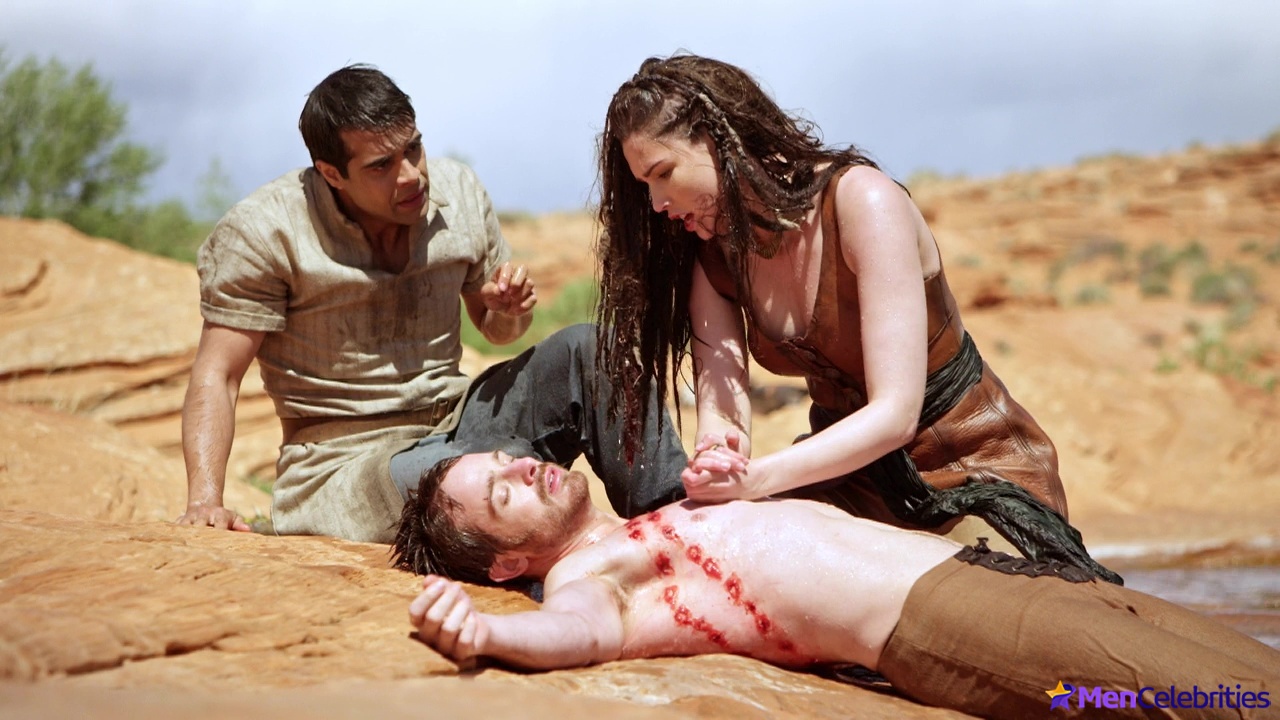 Jake Stormoen naked in The Outpost