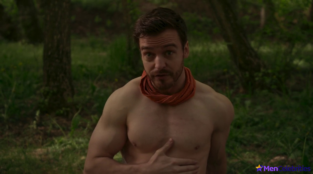 Jake Stormoen shirtless in Love Lost and Found