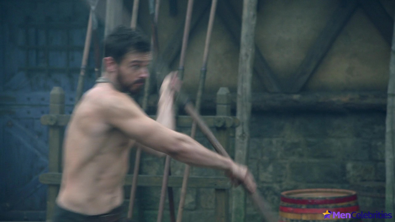 Jake Stormoen naked in The Outpost