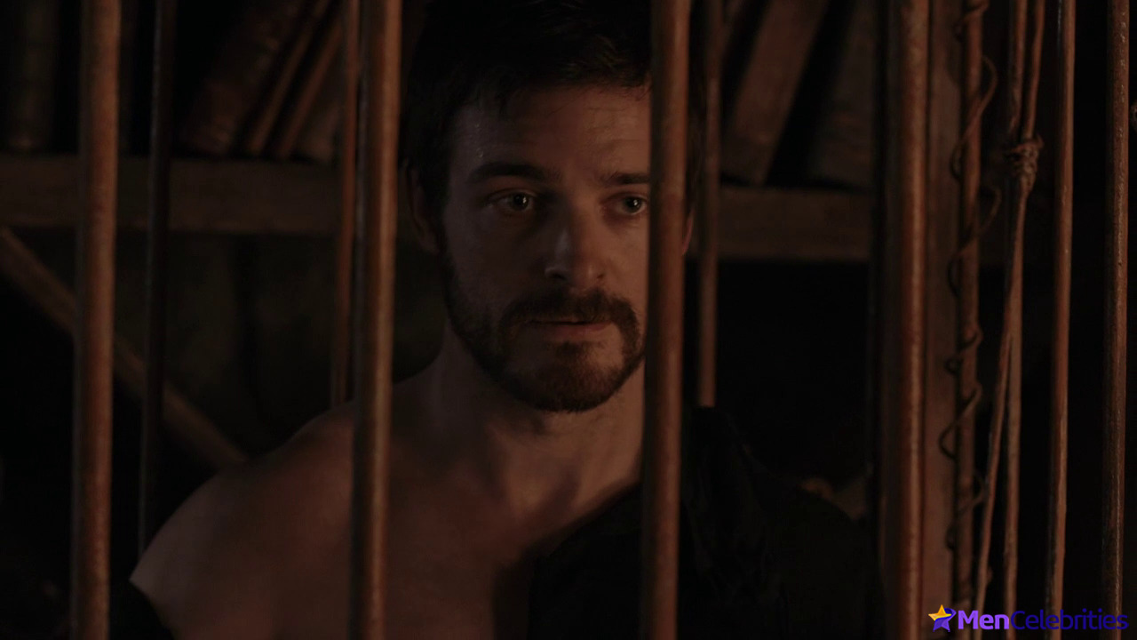 Jake Stormoen naked in The Outpost